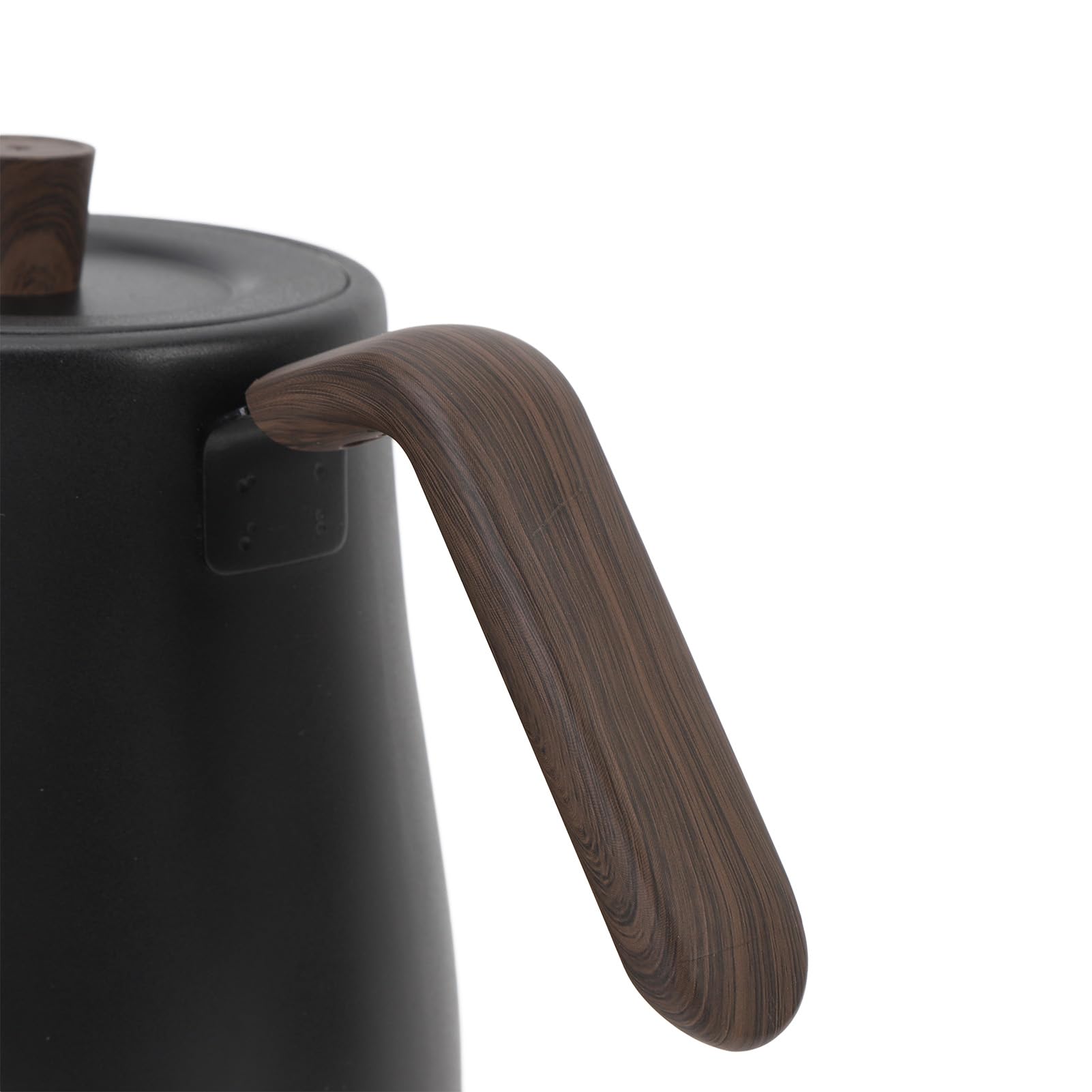 Hervidor Eléctrico de Cuello de Cisne de Acero Inoxidable, Ergonómico, para Verter sobre el café, Control de Flujo de Agua de 90 °, con Elegante (Enchufe europeo 220V)