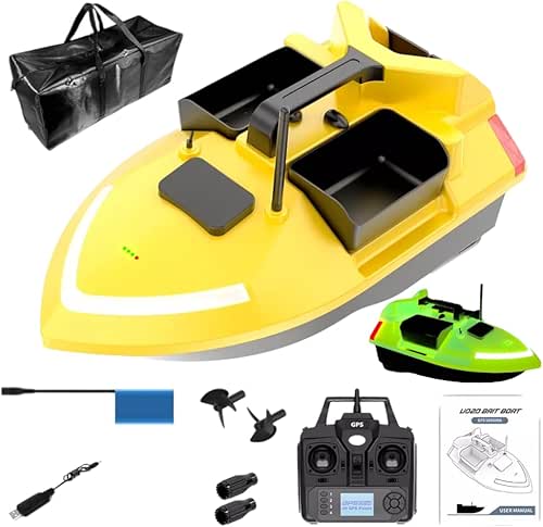 Bait Boat V020 Glow in The Dark, RC Fishing Boat