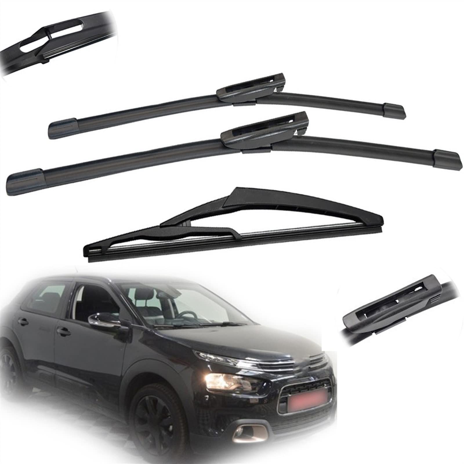 Balais d'essuie-glace Citroen C4 Cactus 2014-2020 | Voiture balai pare-brise 26 18 10