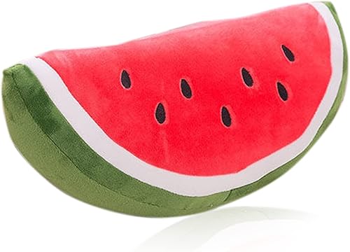 Miniatura 8 de Almohada de felpa de sandía, lindo juguete de frutas rellenas, almohada de abrazo, regalos para niños de 11.8 pulgadas