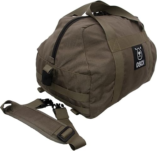 Bolsa de lona Tactical Gear, Verde (Ranger Green), Bolsa para equipo de transporte en un solo lugar chaleco completo, zapatos, casco, hip pael,