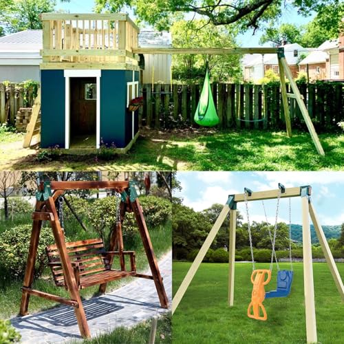 Betooll HW8801 A-Frame 2 Brackets Swing Set Bracket With Mounting Hardware thumb #5