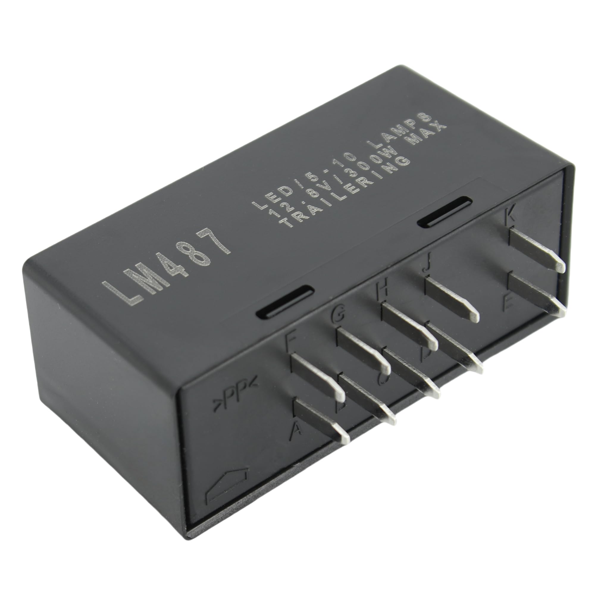 Lssapr LM487 LED Flasher Relay, 10383321 15231201 Turn Signal Relay, Replacement for Chevy GMC Cadillac Hummer 2003-2007 Select Models Warning and Turn Signal Flasher for GMT800 Platform
