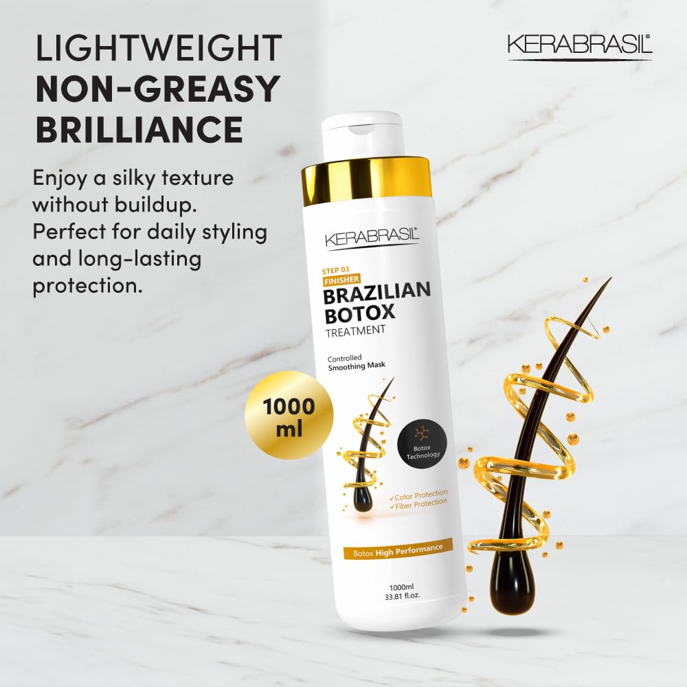 Amazon.com : Kerabrasil Brazilian Botox Keratin STEP 03 1L - Deep