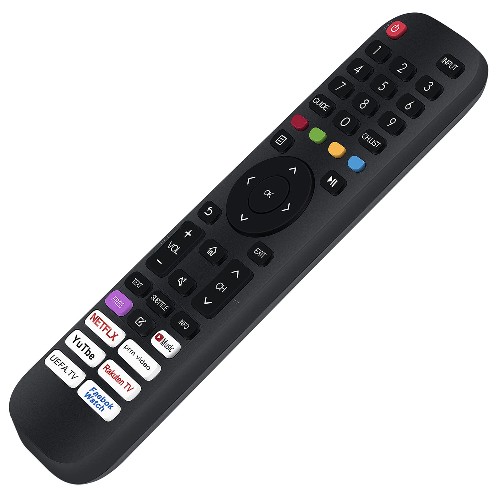 Telecomando Universale EN2AH30H Sostitutivo Per TV Hisense, NORDMENDE, STRONG, Akai E Altri Modelli Selezionati