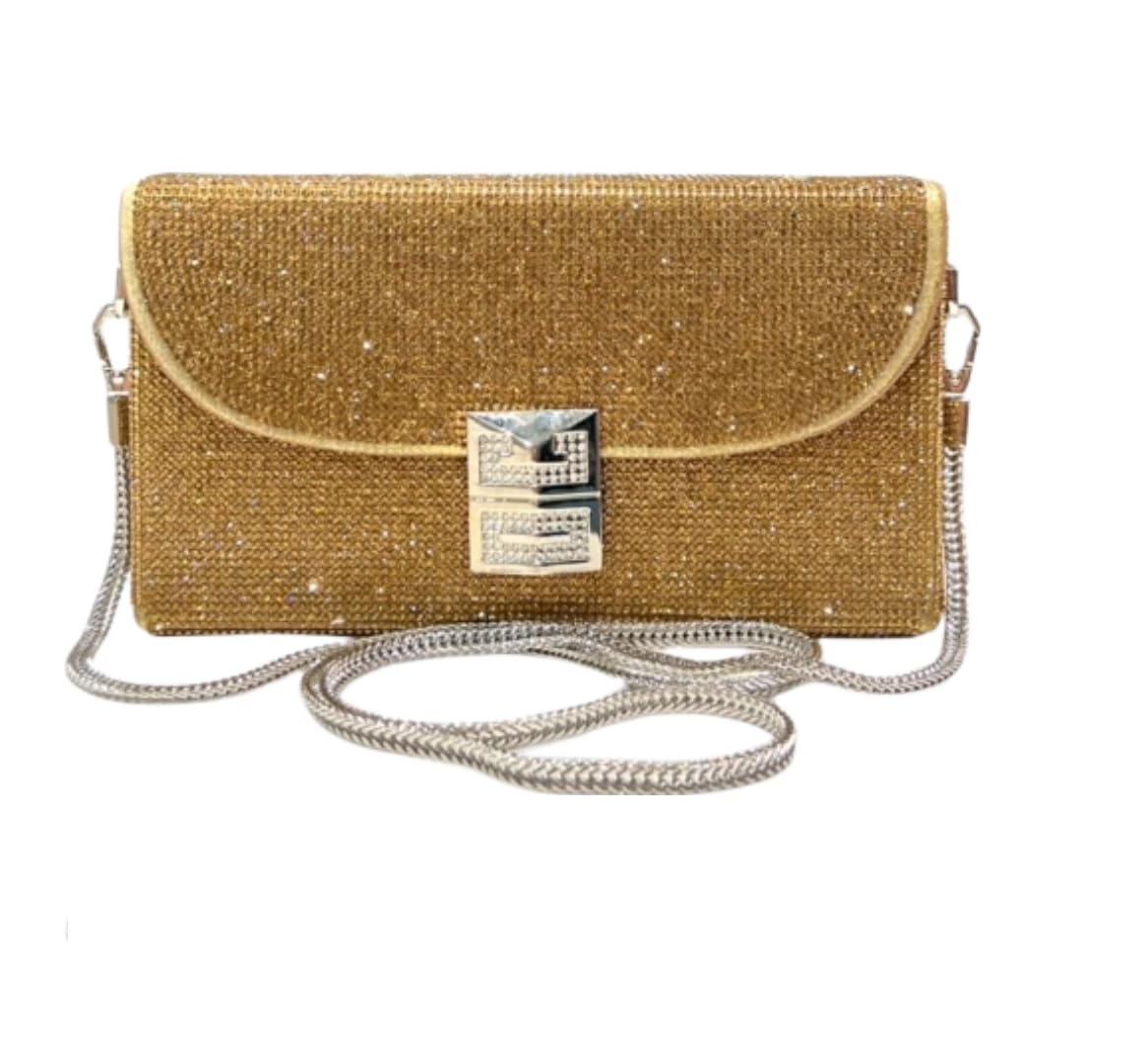 blue beads Full Shinny Rhinestone Crystal Women Evening Envelope Handbag Party Prom Clutch Purse Shoulder Cross Body Bag-picture-34