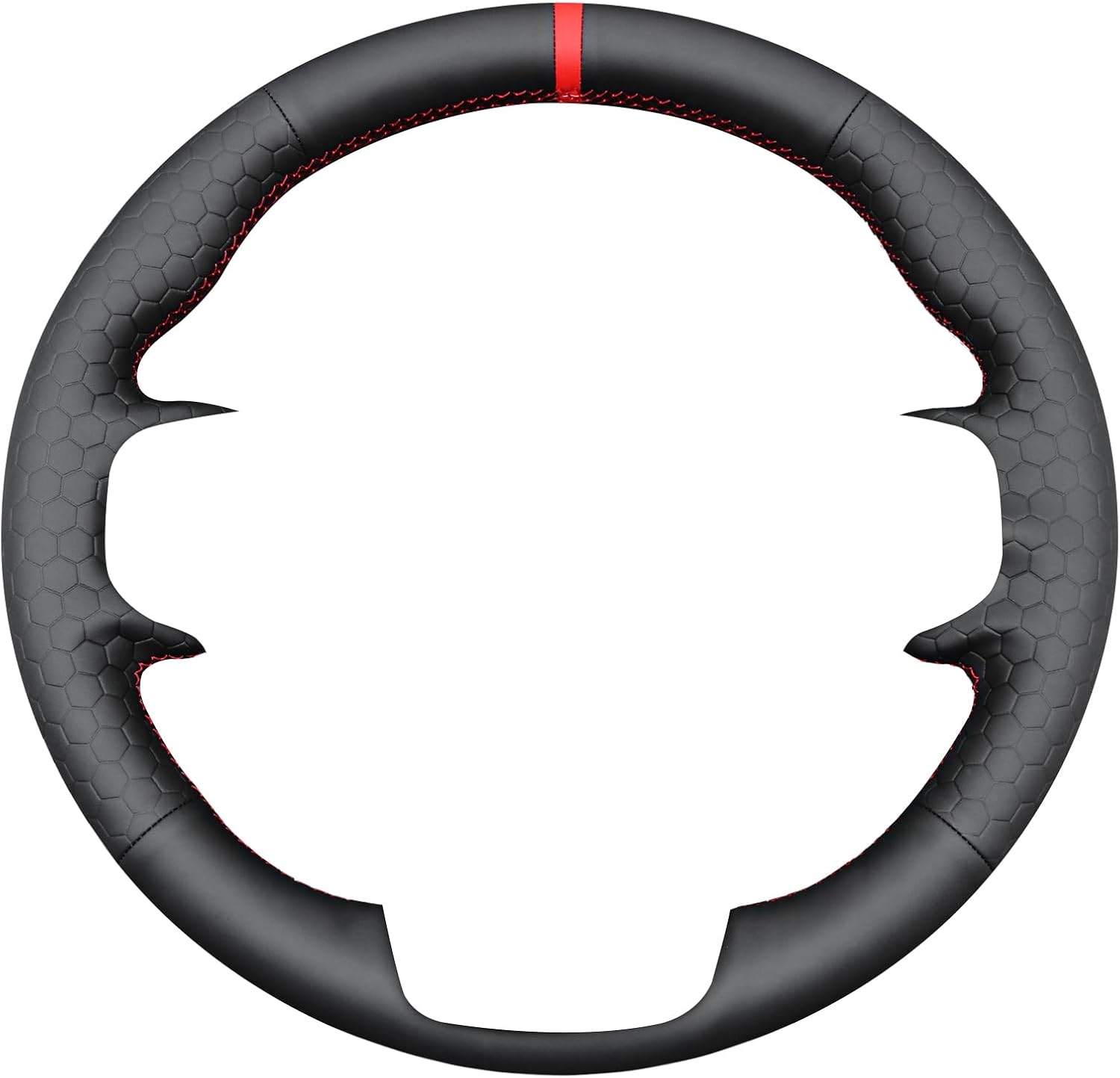 MEWANT Steering Wheel Cover for Ford Bronco 2021-2024 Hand-Stitched Steering Wheel Wrap