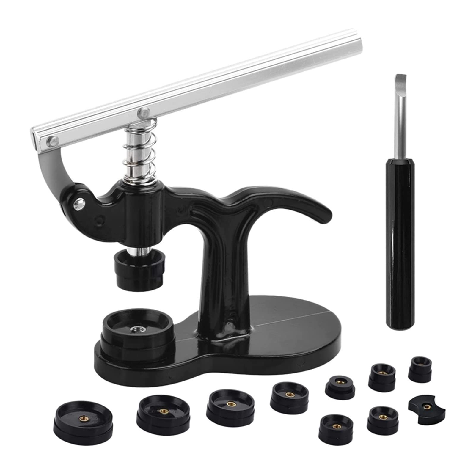 Kit d'outils de presse de montres avec ferme-boîtier arrière et support de fermeture universel
