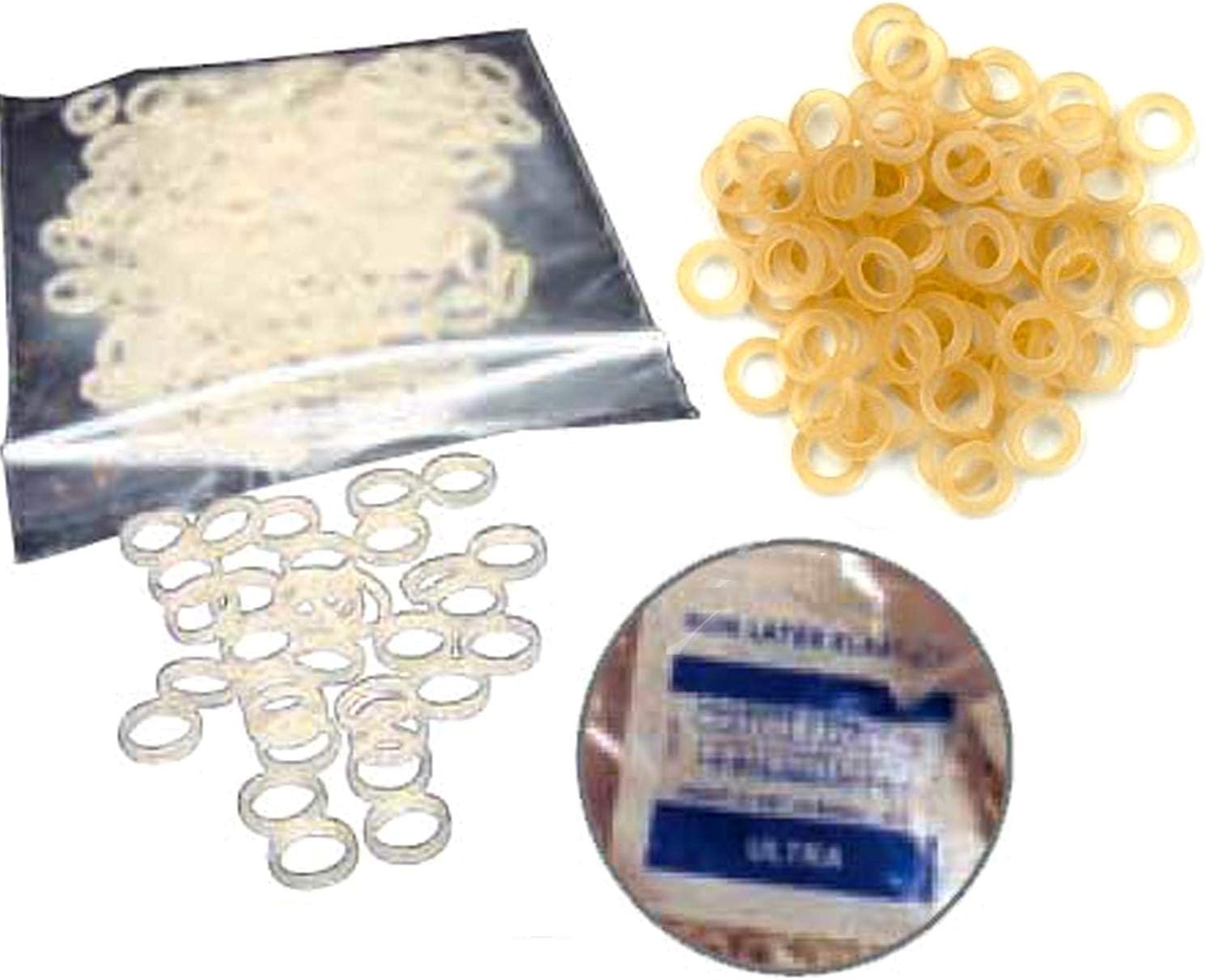 Orthodontic Latex Rubber Bands 18 inch pk of 5000 Amber color Great