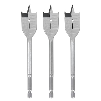 1 inch Wood Spade Drill Bit Wood Paddle Flat Bit 3 PCS