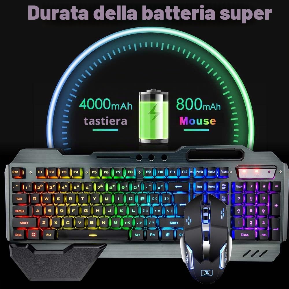Tastiera Retroilluminata Con Mouse Tastiera E Mouse Wireless Retroilluminati Ultrasottili Tastiera Retroilluminata Con Mouse Tastiera E Mouse Wireless Retroilluminati Ultrasottili