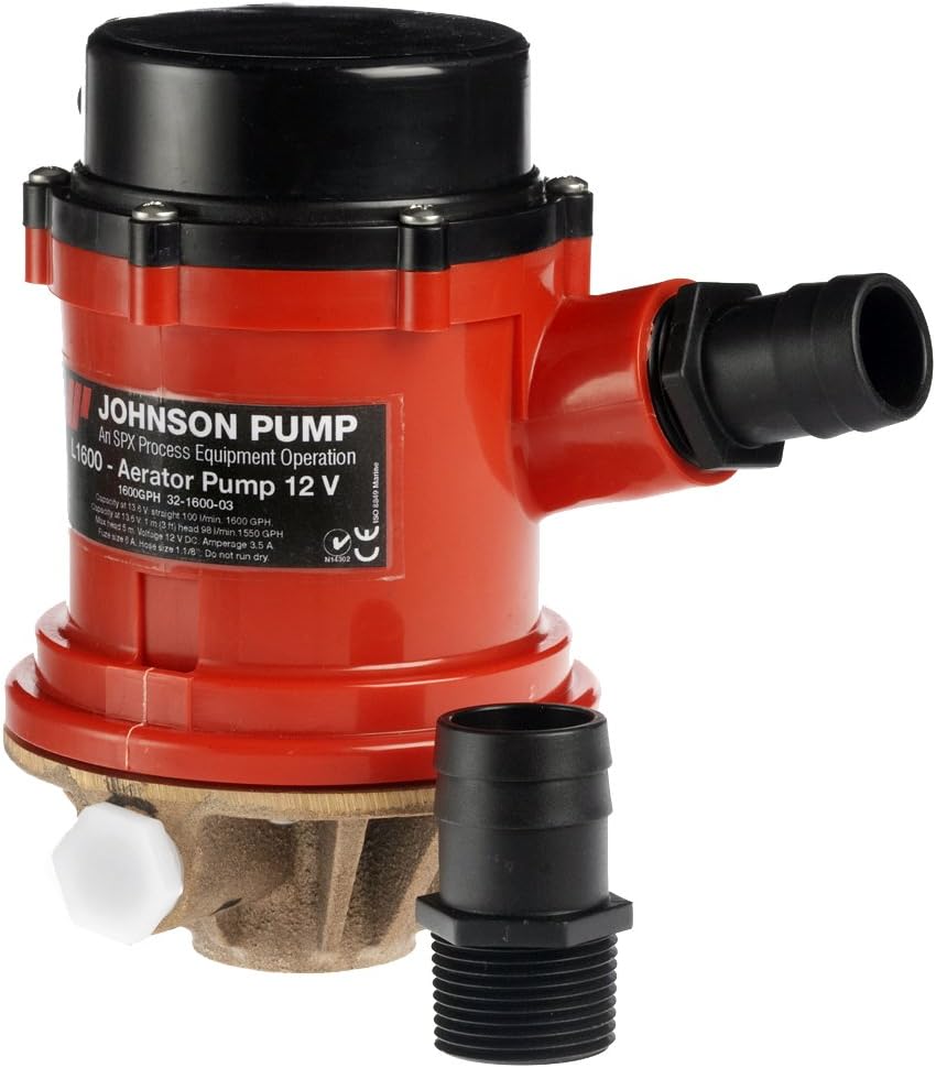 Johnson Pump Pro Series 1600 GPH Livewell/Baitwell Pump - 12V