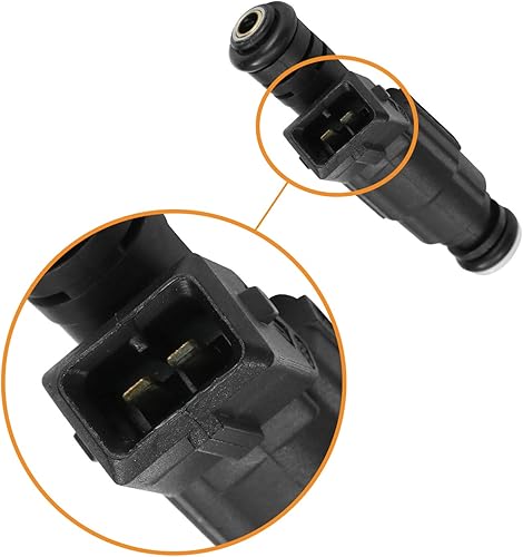 Miniatura 6 de Inyector de combustible, 4 agujeros, 6 piezas  para Jeep Wrangler Cherokee Grand Cherokee Comanche 4.0 1987-1998  Reemplazar # 0280155703,