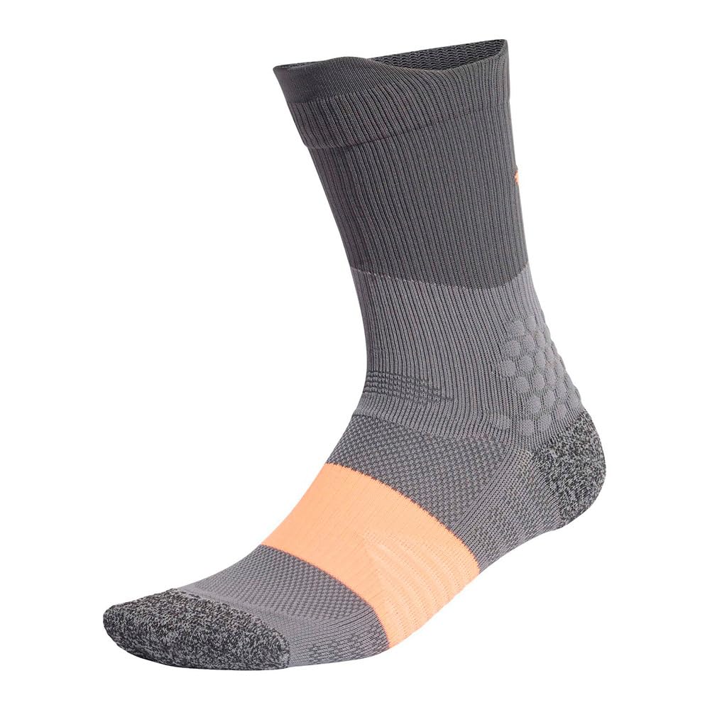adidas Unisex Running Boost Socks, Grefou/Gresix/Luor, Size Xl, Men