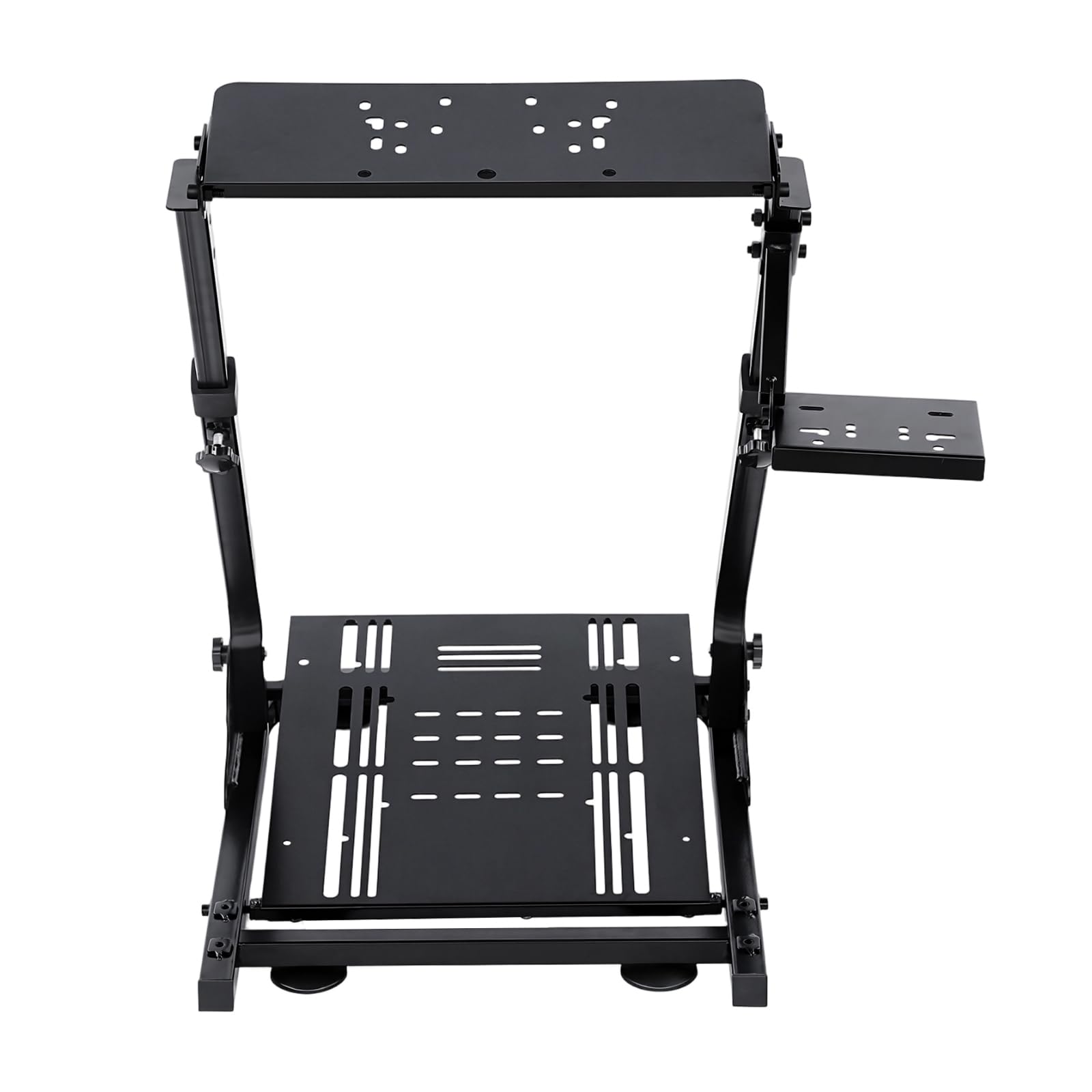 Supporto da volante per G27/G29/T300RS/T500RS/FANATEC | Cavalletto pieghevole regolabile in altezza, portata 20 kg, compatibile con pedali da corsa e leve del cambio