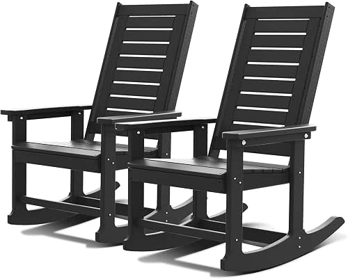 GREENVINES Outdoor Rocking Chairs | Set of 2 | Porch