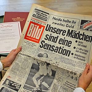 Zeitung vom Tag der Geburt 1955 – historische Zeitung inkl. Mappe & Zertifikat als Geschenkidee