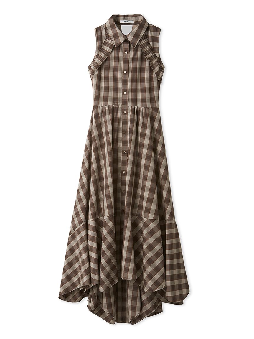 Amazon.co.jp: イレヘムシャツワンピ SWFO244075CHECK0 : ファッション