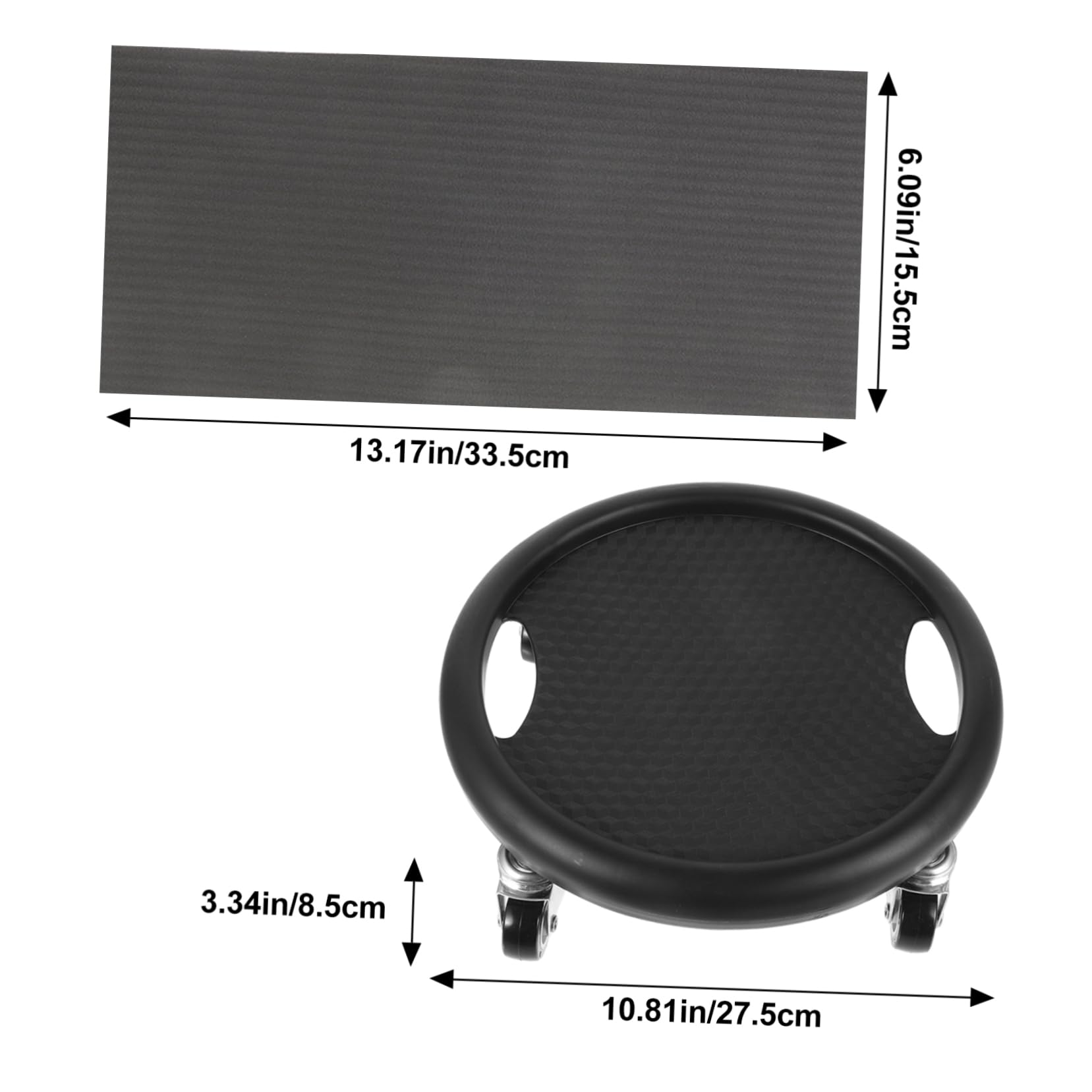 BESTonZON Discos Deslizantes de Entrenamiento Abdominal, Equipo de Fitness Silencioso y Ligero, para Ejercicios en Casa, Negro Color Aleatorio