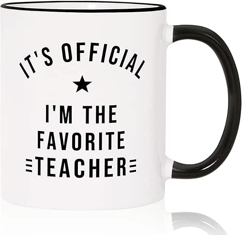 Aurahouse Teacher Appreciation Gifts, Favorite Teachers Mug, Funny End of