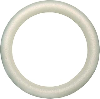FloraCraft Flora Craft Styrofoam Extruded Wreath Bulk 14" White