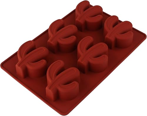 WARMBUY Molde de silicona para chocolate, dulces, galletas, fondant, gomitas, hornear, velas, decoración de magdalenas, juego de 2