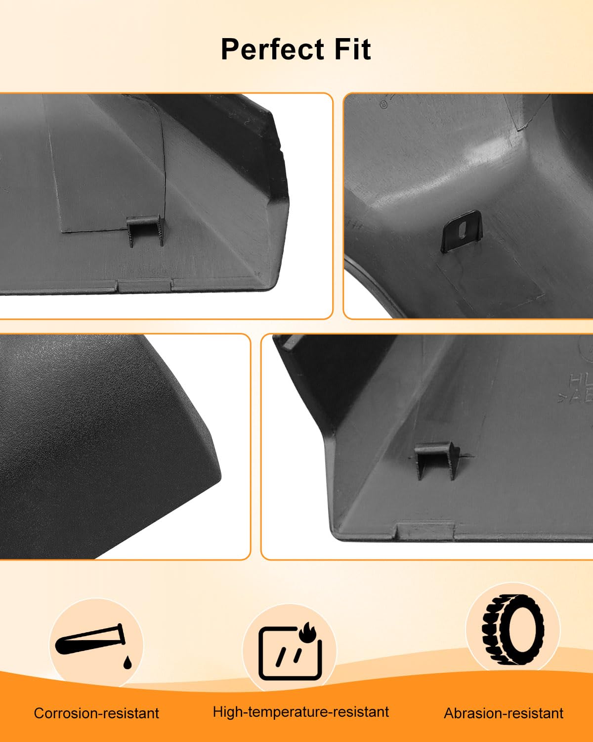 TIKSCIENCE Roof Rack Cover Crossbars End Caps Fit for Toyota