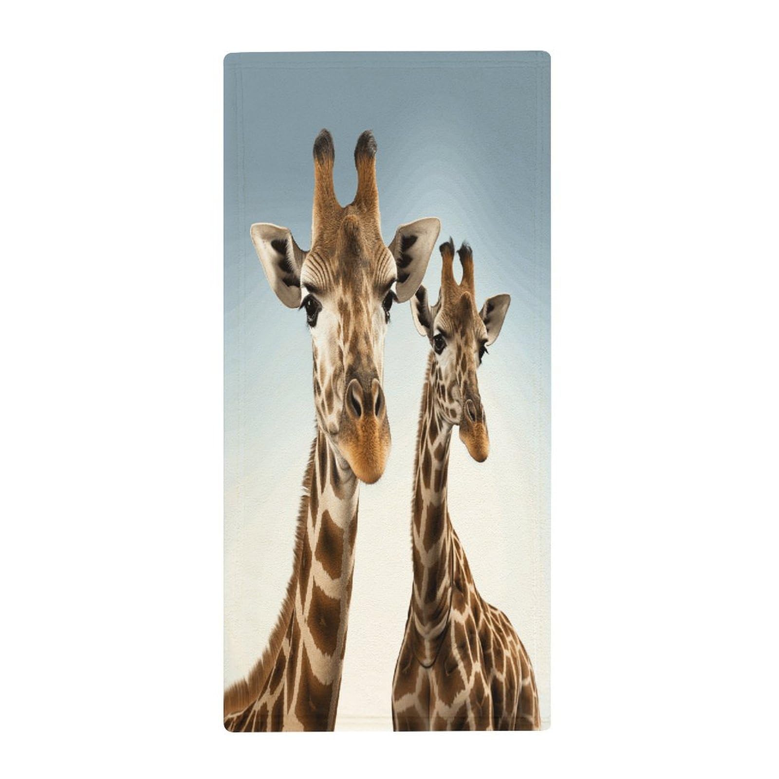 Fekiloot Style Necks Of Giraffe Towels For Bathroom, Bath Towels 13.8 X 28.7 Inch, Hand Towel Multipurpose Use As Bath Fitness, Bathroom, Shower, Sports, Yoga Towel