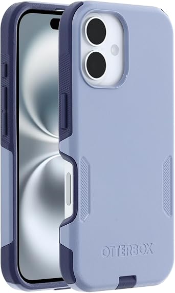 OtterBox iPhone 16 Commuter Series Case - Denver Dusk Purple, Thin & Protective iPhone Case, Dual-Layer, Impact Absorbing iPhone Case