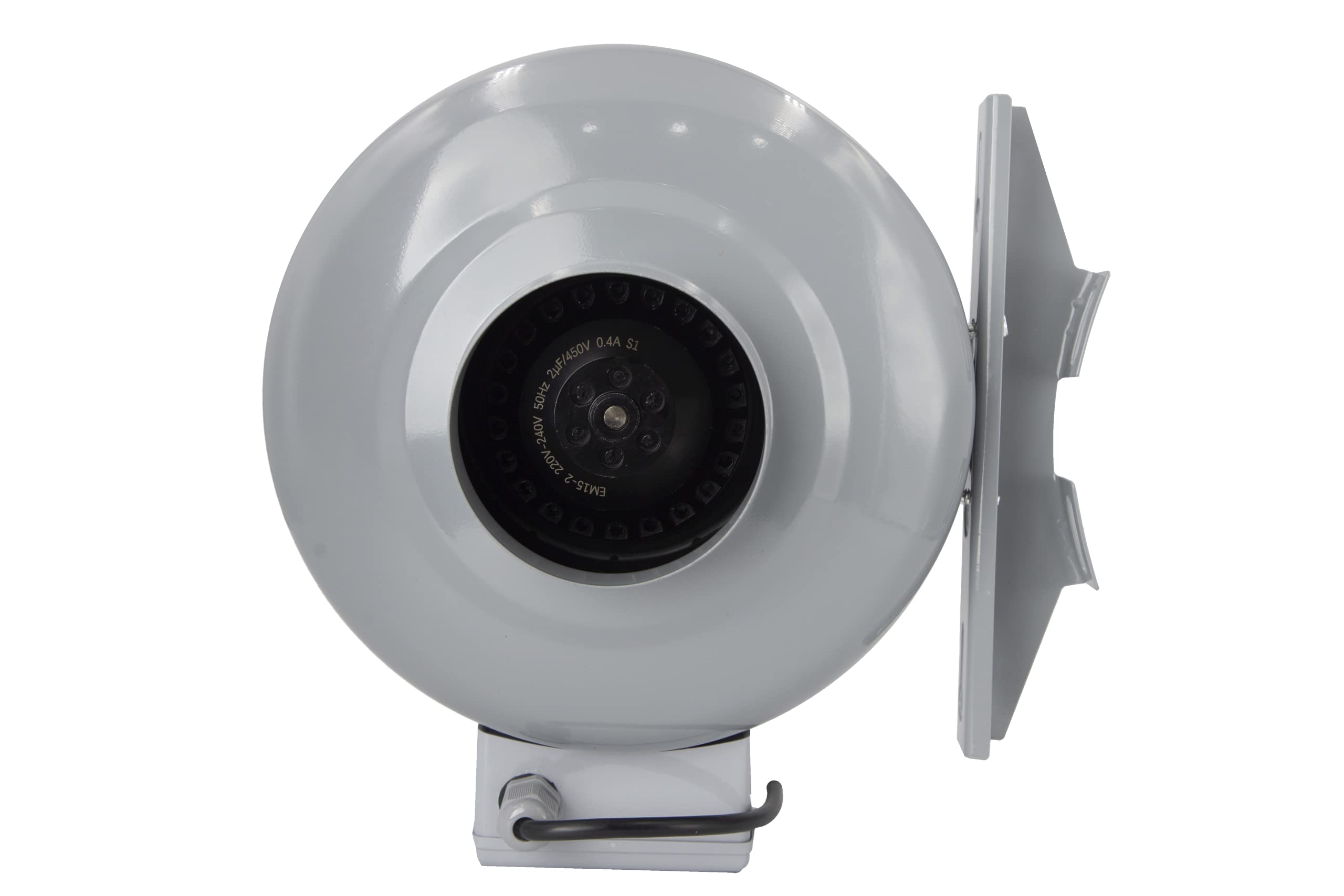 Astberg AEE100 Powder Coated (100mm/4inch)(262CMH/154CFM) Centrifugal Circular inline duct metal exhaust fans/2 year warranty/ISO, CE, RoHS Certified/European Standards | Desktops, Server