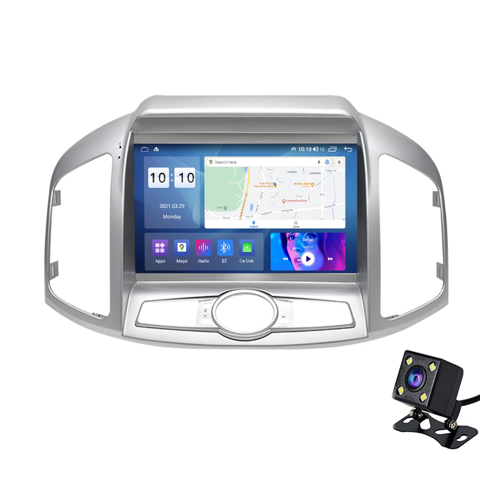 Autoradio 9" pour Chevrolet Captiva 2012-2017 avec CarPlay et Android Auto