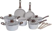 Mimo Style, Conjunto de Panelas com 10 Peças Indução Style Cook Marmol Bambu