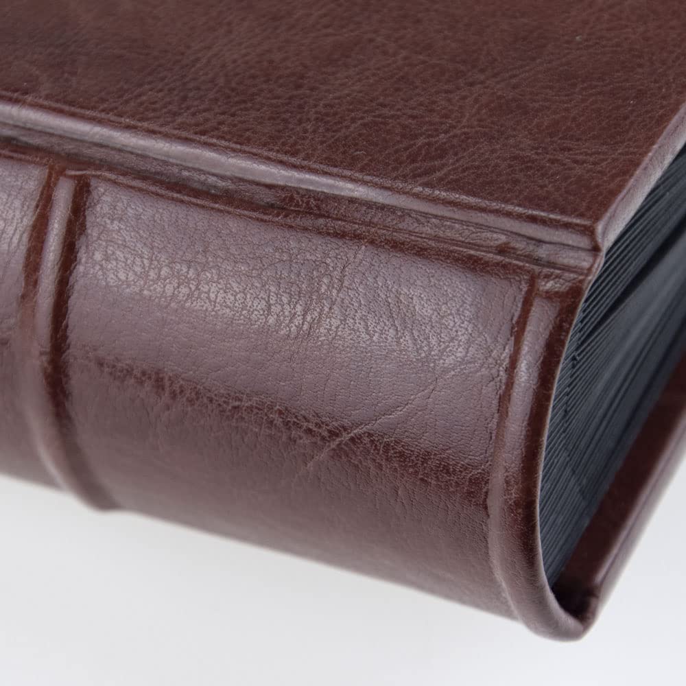 Album tradycyjny na zdjęcia wklejane - klasyczny design, sztywne czarne karty w środku - 28x31, 40 stron