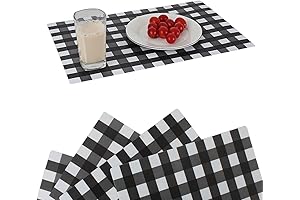 PP Buffalo Plastic Check Plaid Placemats