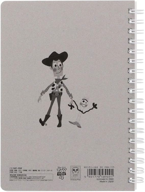 Amazon サンスター文具 ディズニー Wリングノート ピックスミックス トイ ストーリー B6 ペア S ノート 文房具 オフィス用品