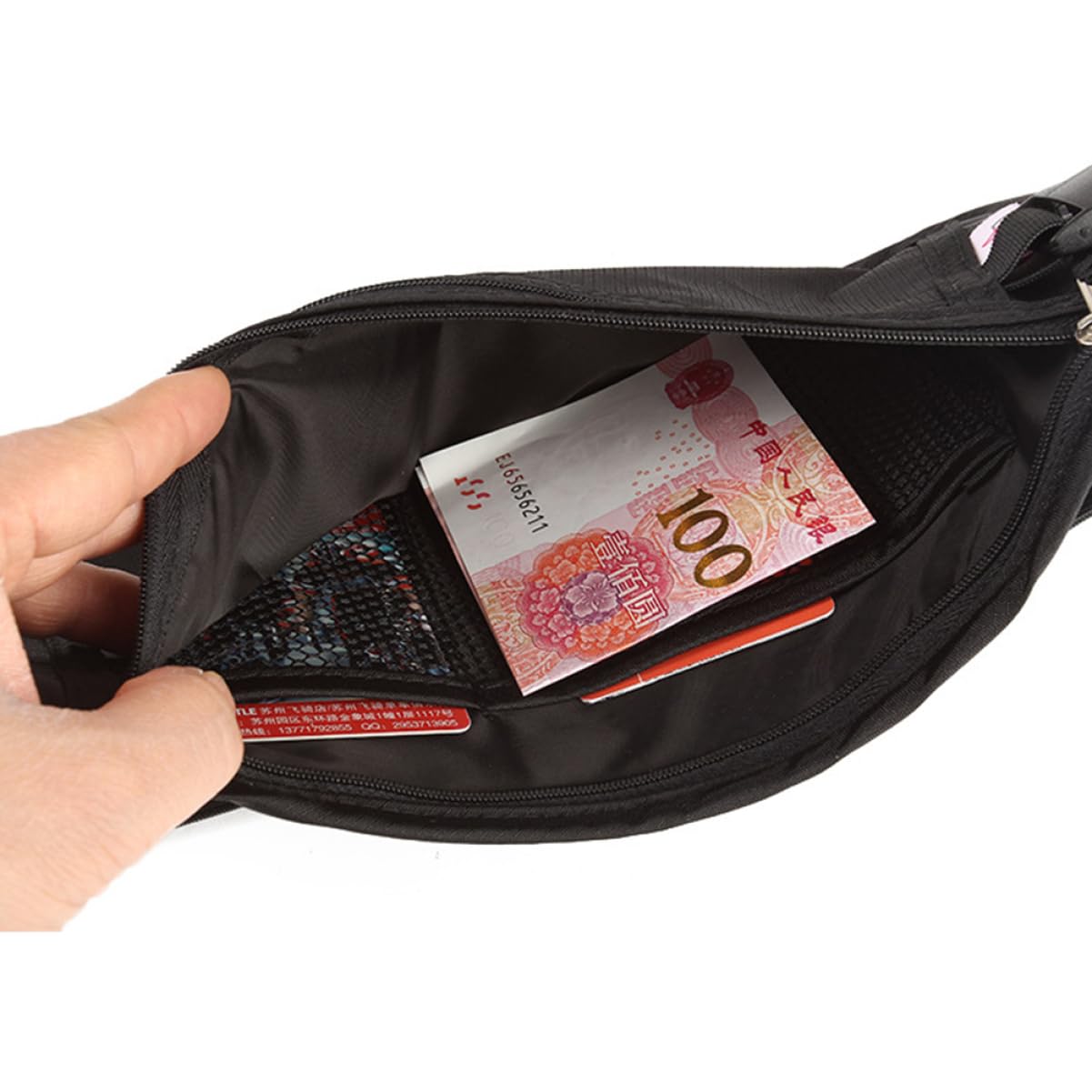 BESPORTBLE 3piezas Riñonera Antirrobo Ultra Ligera para Running y Actividades Al Aire Bolsa De Cintura Gran Capacidad para Viajes y Ejercicio para Llevar Esenciales como Teléfono y Llaves