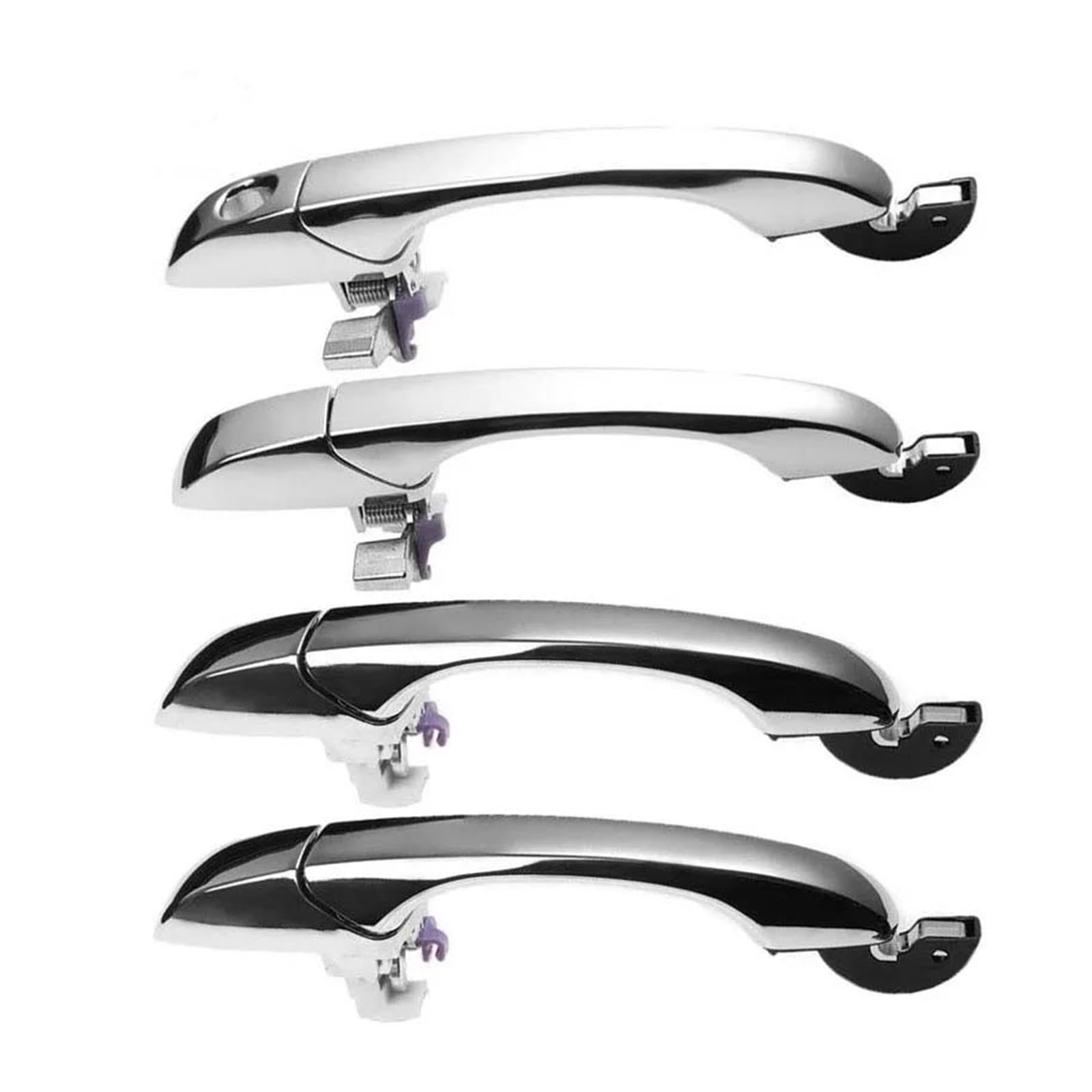 Lolhoikilm 4Pcs Car Door Handle Covers For 300 /300C 2005-2010 4589009Ag 5065801Ag 5065800Ag Fl Fr Rl Rr Outer Exterior Door Handle Trim Styling Accessories