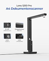 CZUR Lens 1200 Pro hordozható dokumentumszkenner 12MP A4 OCR funkcióval 2