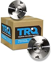 Vista 133 de TRQ Par de conjunto de cubo de cojinete de rueda delantera izquierda derecha, 2 piezas compatible con Lexus GX460 2003-2009 GX470 2003-2023 Toyota
