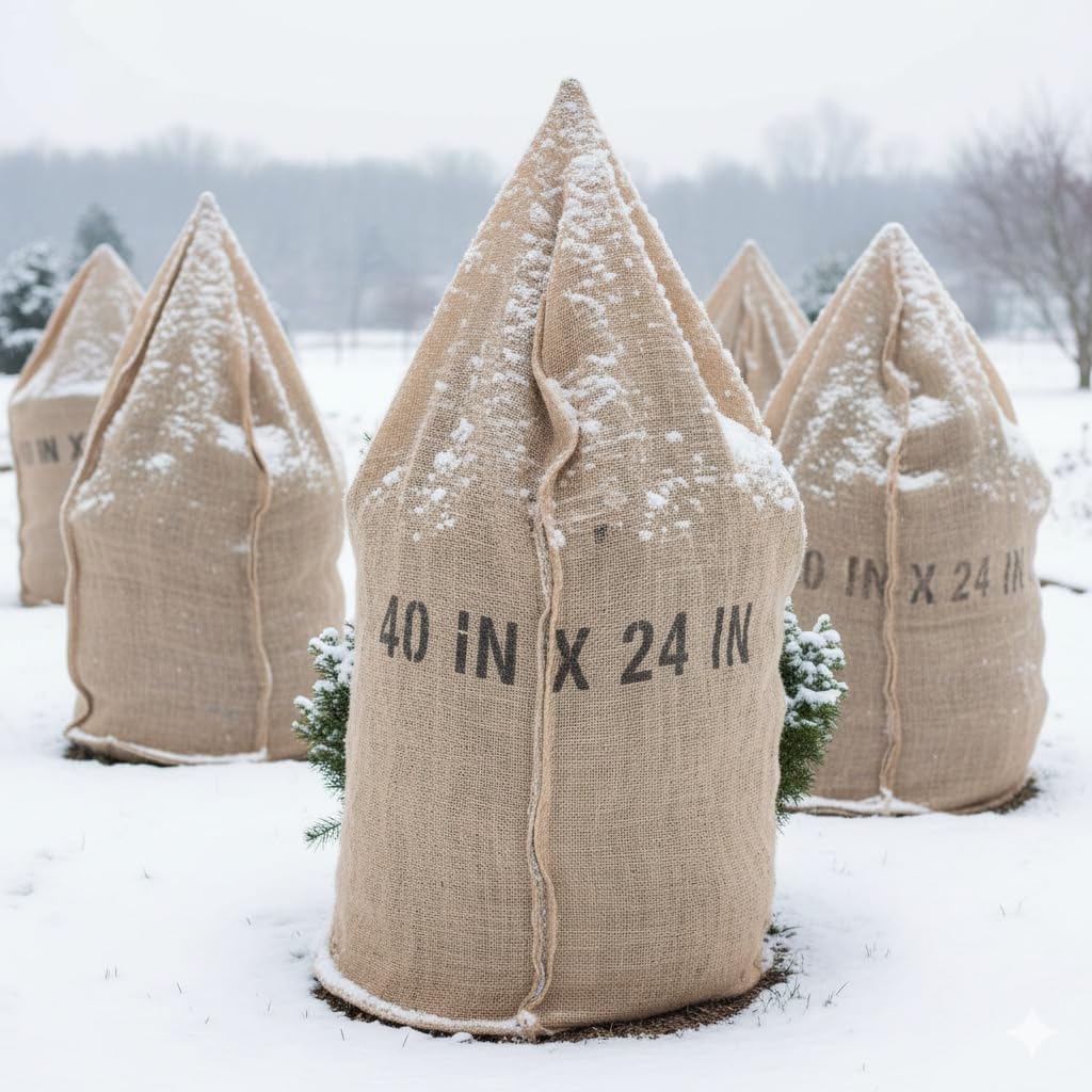 4 Pack Premium Large Burlap sack Bags | 4Piece Set | 24 x 40 inch | New Coffee Bag | Potato Bag | Sack Race | Seed Preserve Sack | Natural Jute Product | made by 10 Ounce Burlap Fabric (4)