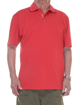 PGA TOUR Men's Golf Solid Cotton Short Sleeve Polo Shirt