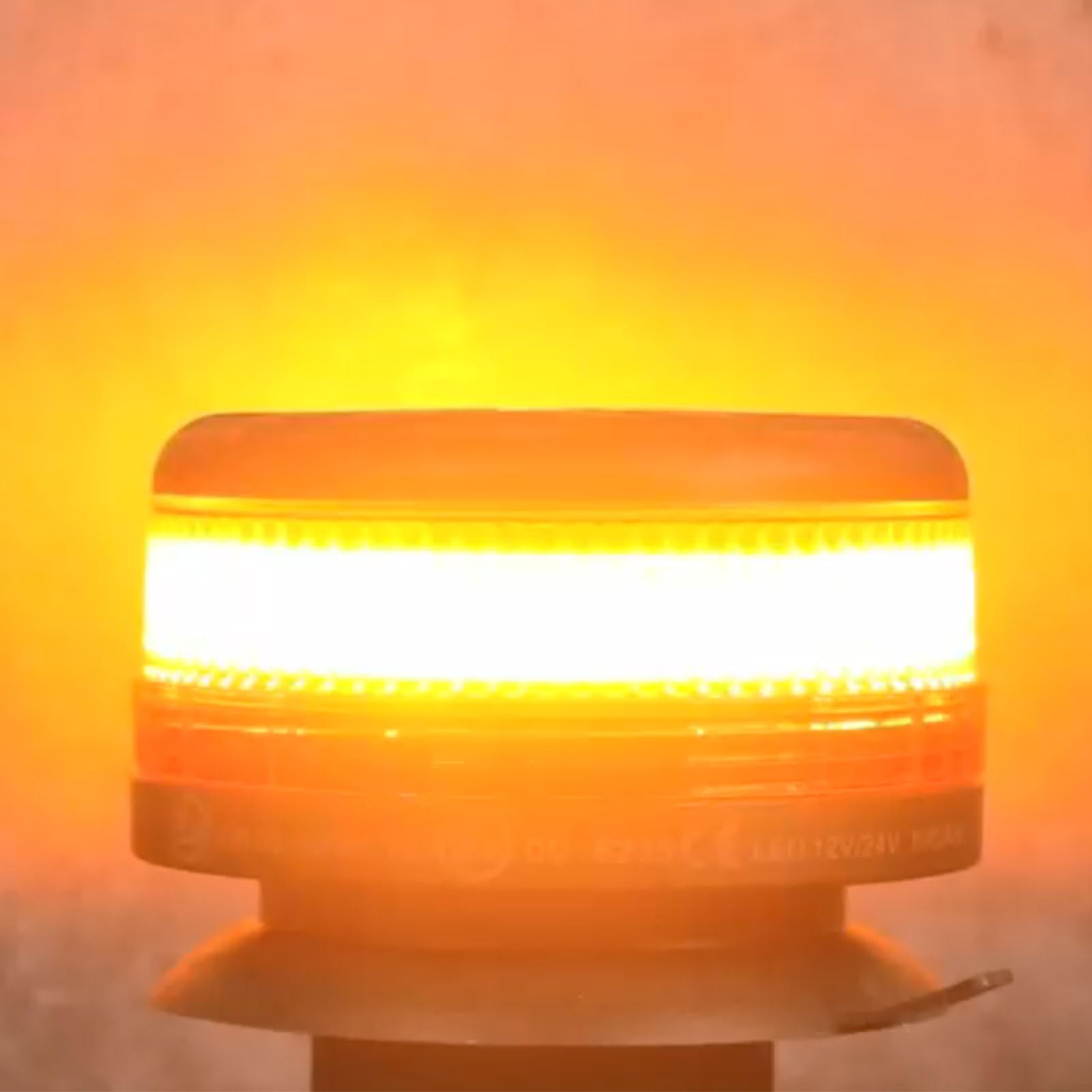 Piloto Luces Estroboscópica Luz Rotativo Led Tractor Magnetico 12v 24v Luz Emergencia Naranja Homologadas