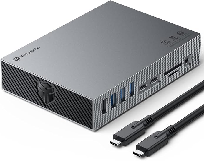 Yottamaster Thunderbolt 3 Dock, Thunderbolt 3 Docking Station Doble