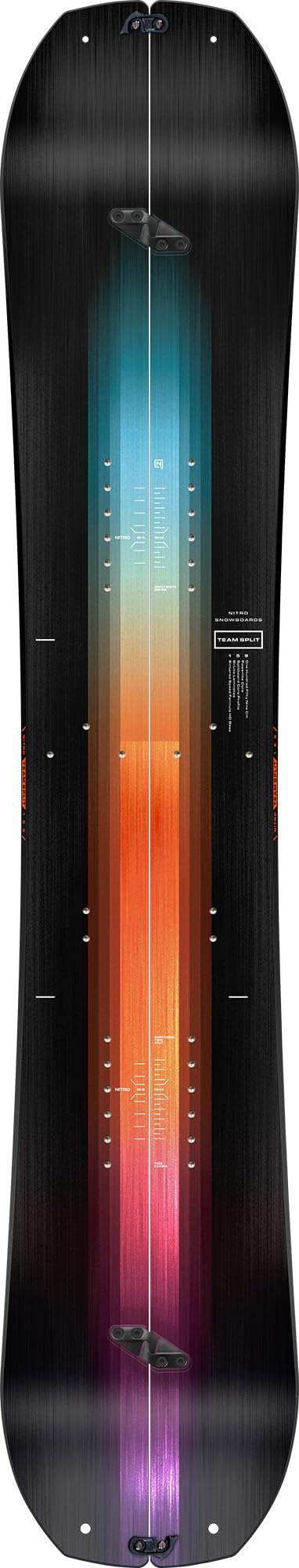 Nitro Snowboards Team Split BRD '25, Directional Twin Splitboard, Trüe Camber, All-Terrain, Dual Degressive Sidecut, Progressive Width & SplitGrip Core Profile, 159