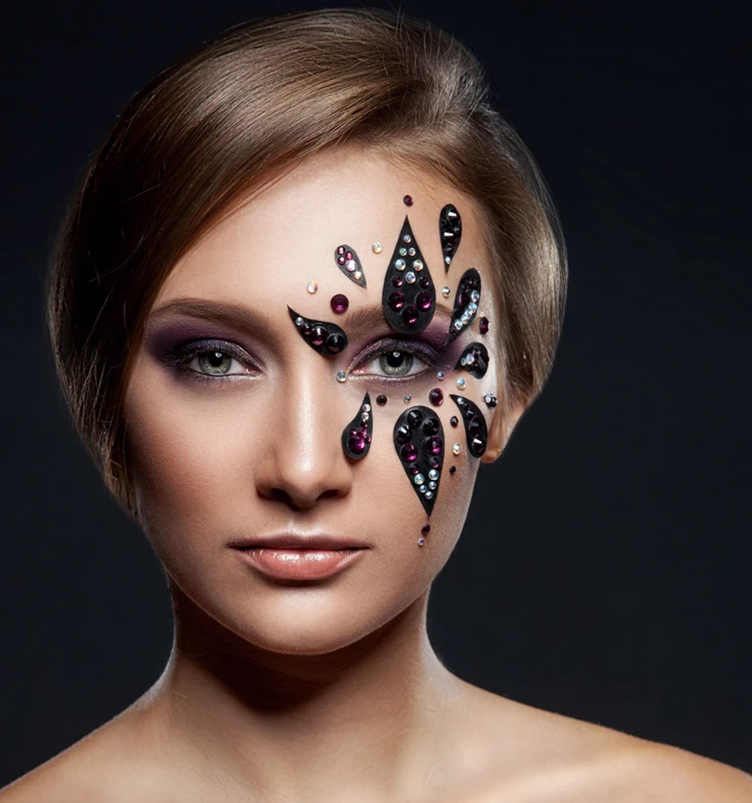 Dowarm SS4 Lot De 1 440 Mini Strass En Cristal à Dos Plat, 1,5 Mm