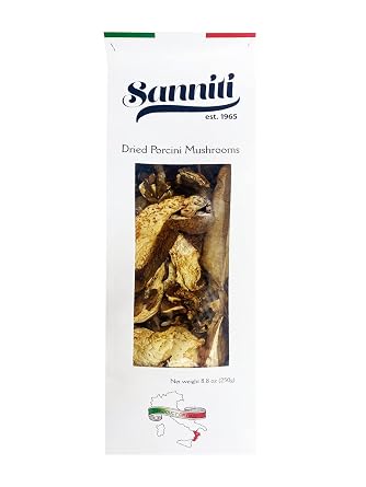 Sanniti Italian Dry Porcini Mushrooms, 8.8 oz