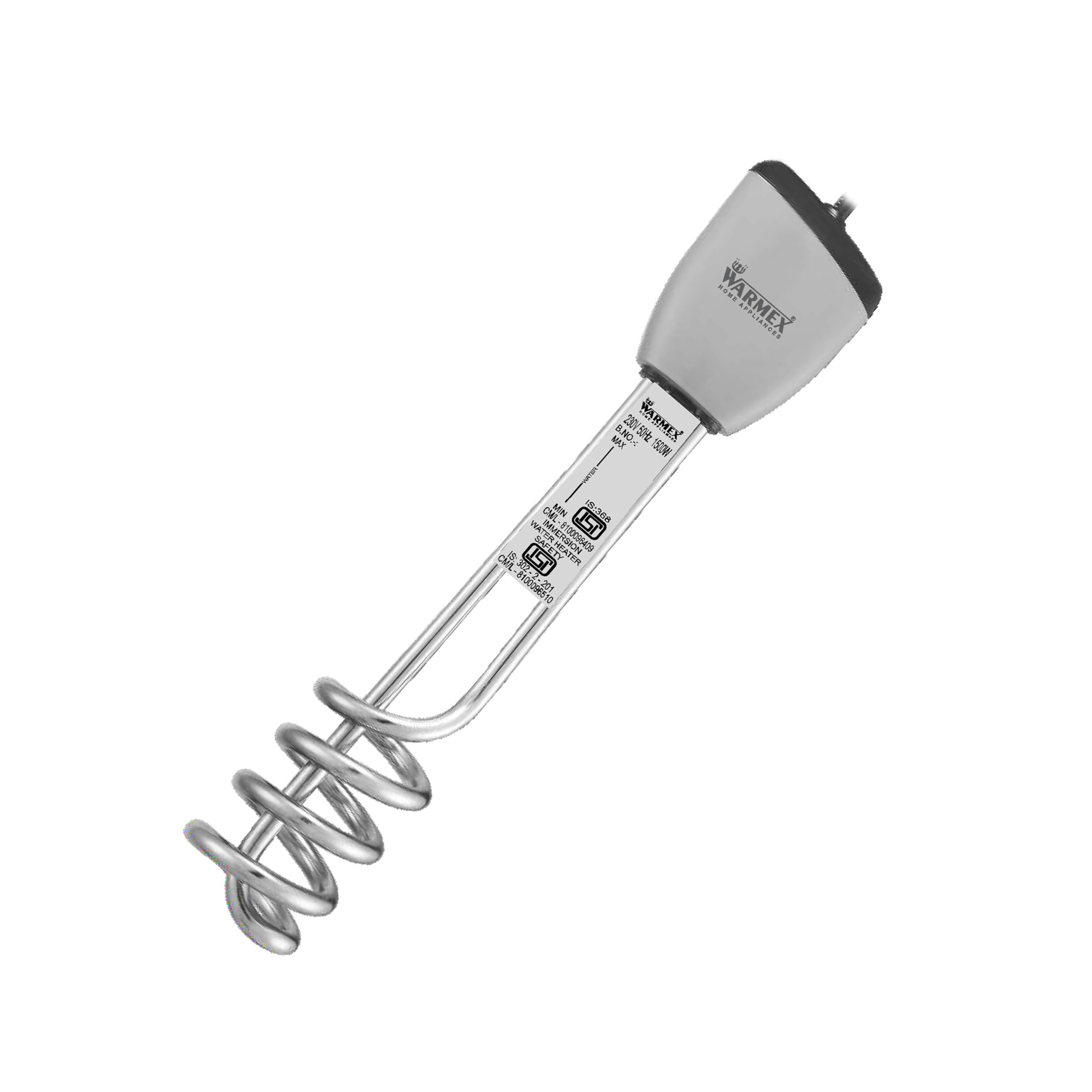 Warmex SP-IH 1500W Shockproof Immersion Water Heater Rod | Copper Heating Element | Instant Water Heating | Bucket Holder | ISI Certified | Ideal for Home, Bathroom & Travel | 2 Years Warranty-image-27