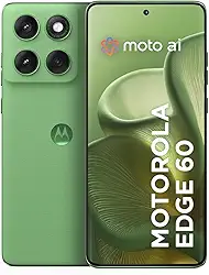 Smartphone Motorola Edge 60 5G - 512GB 24GB (12GB RAM+12GB Ram Boost) Tela Quad-Curve moto AI 50MP Sony Camera ultrarresistencia militar IP68 + IP69 - Verde