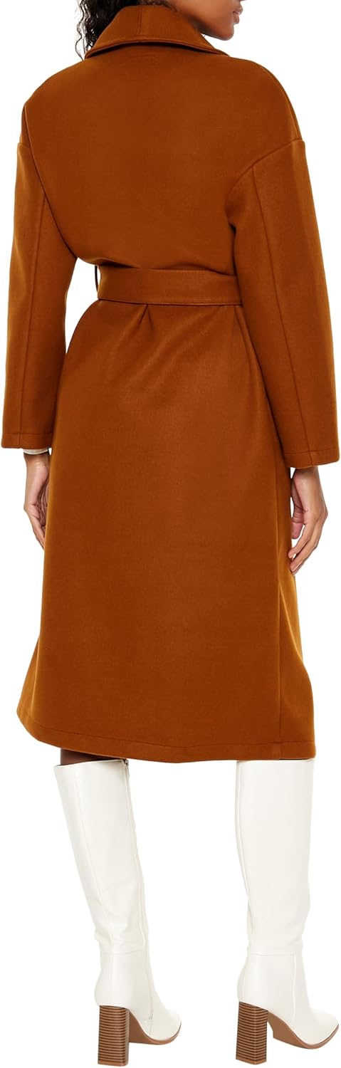Forever 21 Women's Tie-waist Trench Wrap Coat