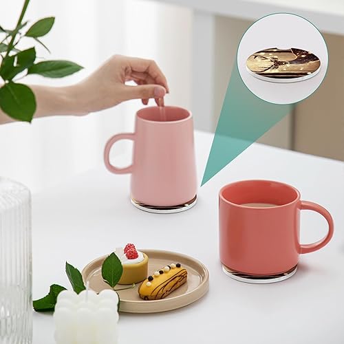 Miniatura 7 de Paquete de 2 posavasos para automóvil, posavasos de cerámica absorbente de ciervos del bosque, posavasos de coche de vida silvestre para portavasos,